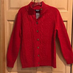 New Land’s End Sweater Cardigan
